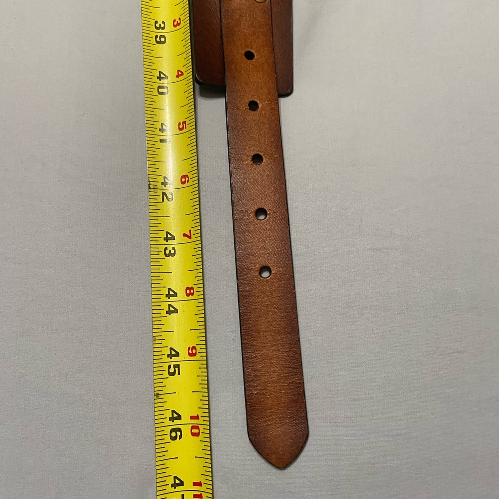 Brand New NOBO Studded Brown Leather Belt XL - Picture 7 of 9